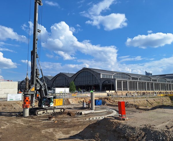 Bauarbeiten am Leipziger Hauptbahnhof