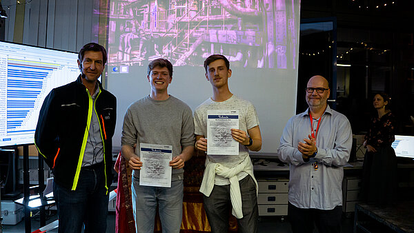 Best Newcomer: Simon Wiegner und Karl Claussen Best Newcomer mit Urkunde