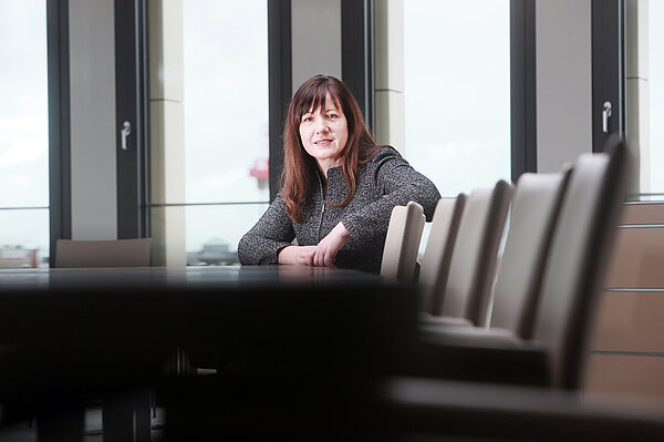 Iris Wolke-Haupt, Geschäftsführerin der LWB und Alumna der TH Leipzig. Foto: Anja Jungnickel