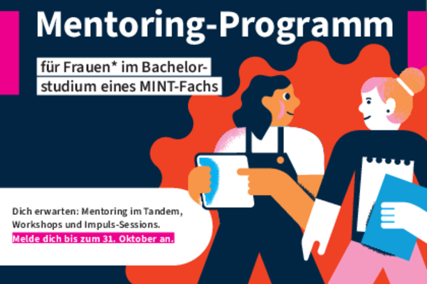 Neues Mentoring-Programm für Frauen* in MINT-Fächern an der HTWK Leipzig (Anmeldefrist: 31.10.2024)